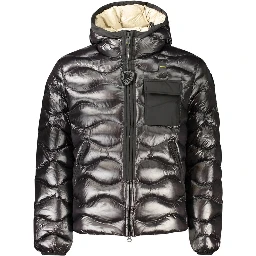 Black Poliammide Men's Jacket