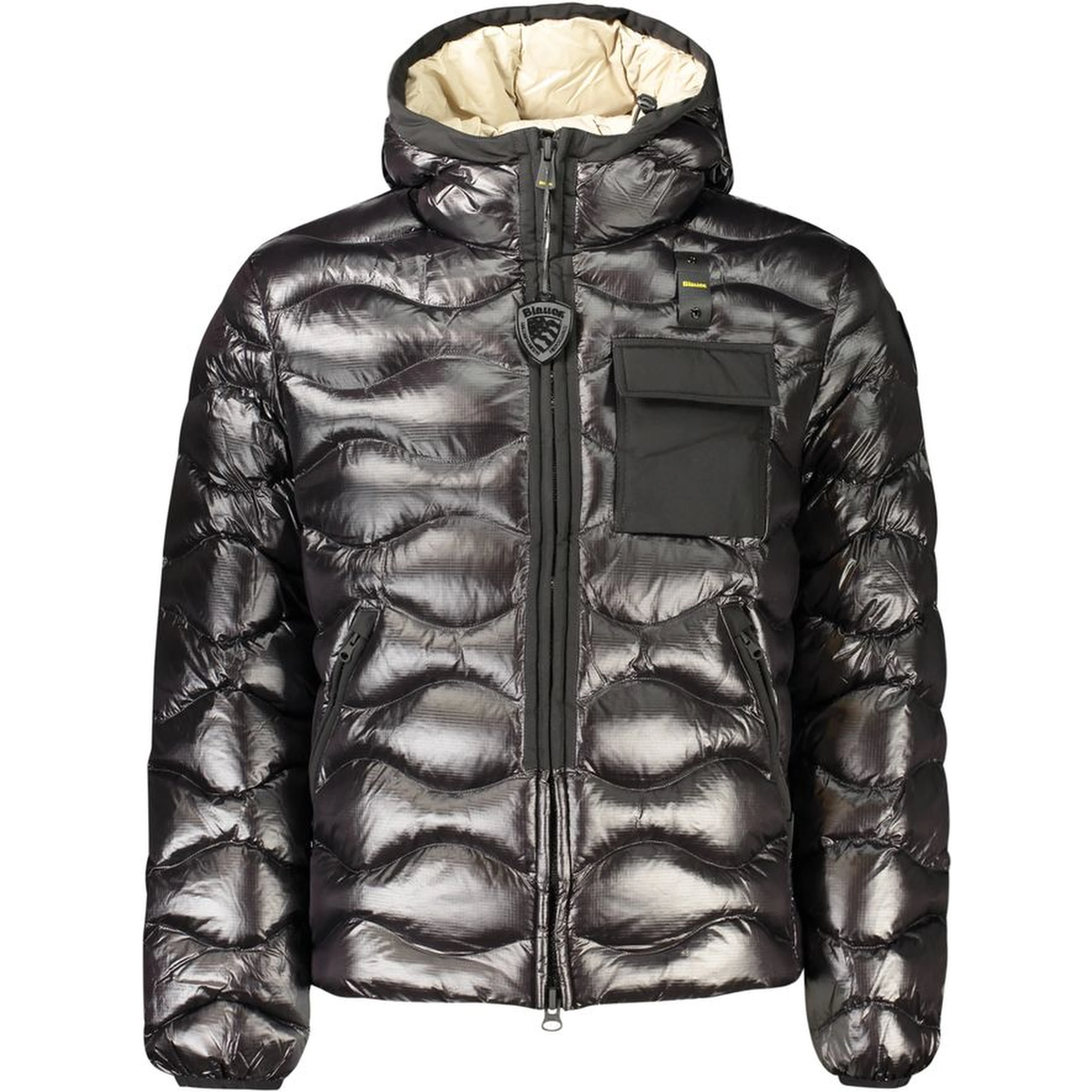 Black Poliammide Men's Jacket