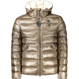 Verde Poliammide Uomo Giacca