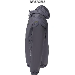 Blue Polyamide Men's Jacket