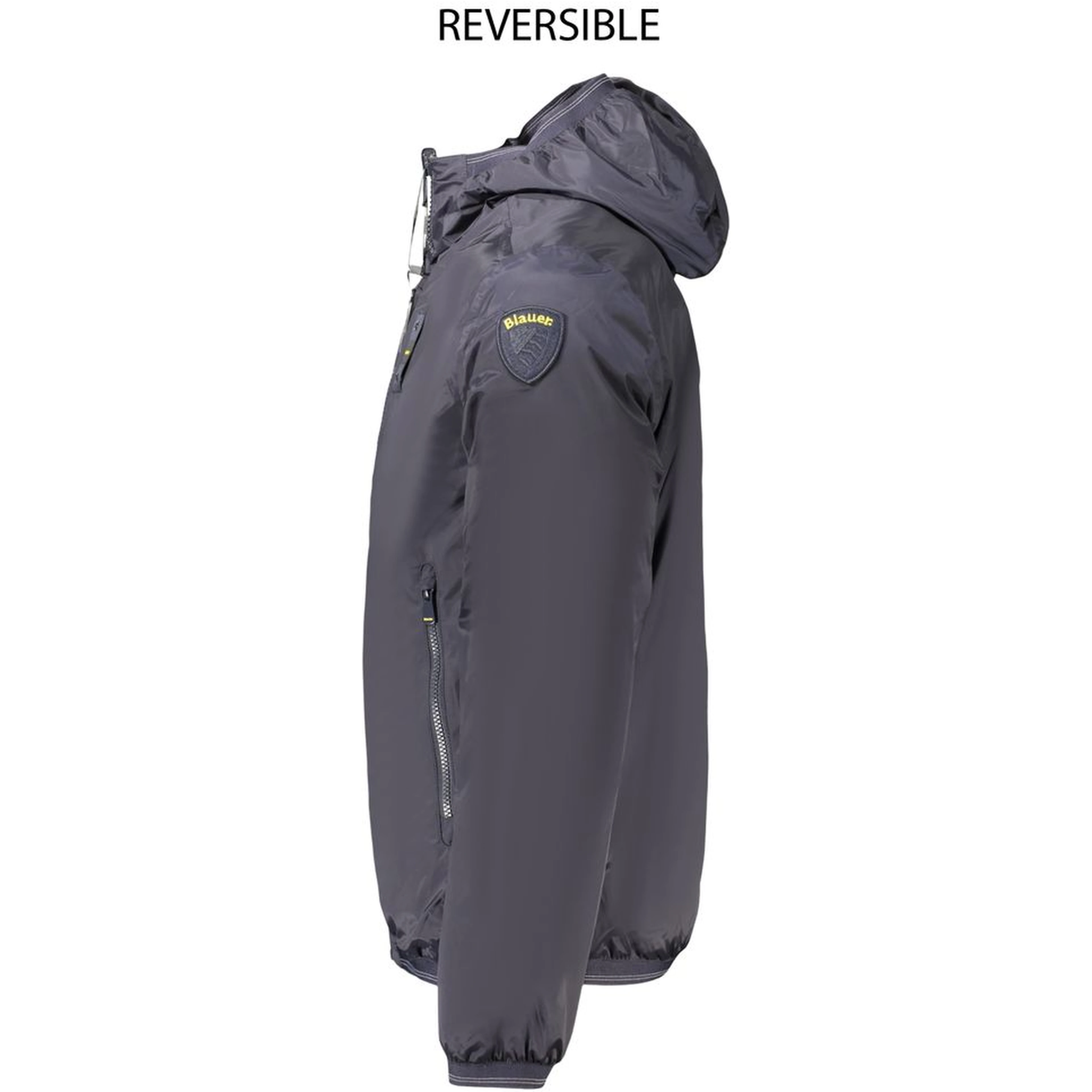 Blue Polyamide Men's Jacket