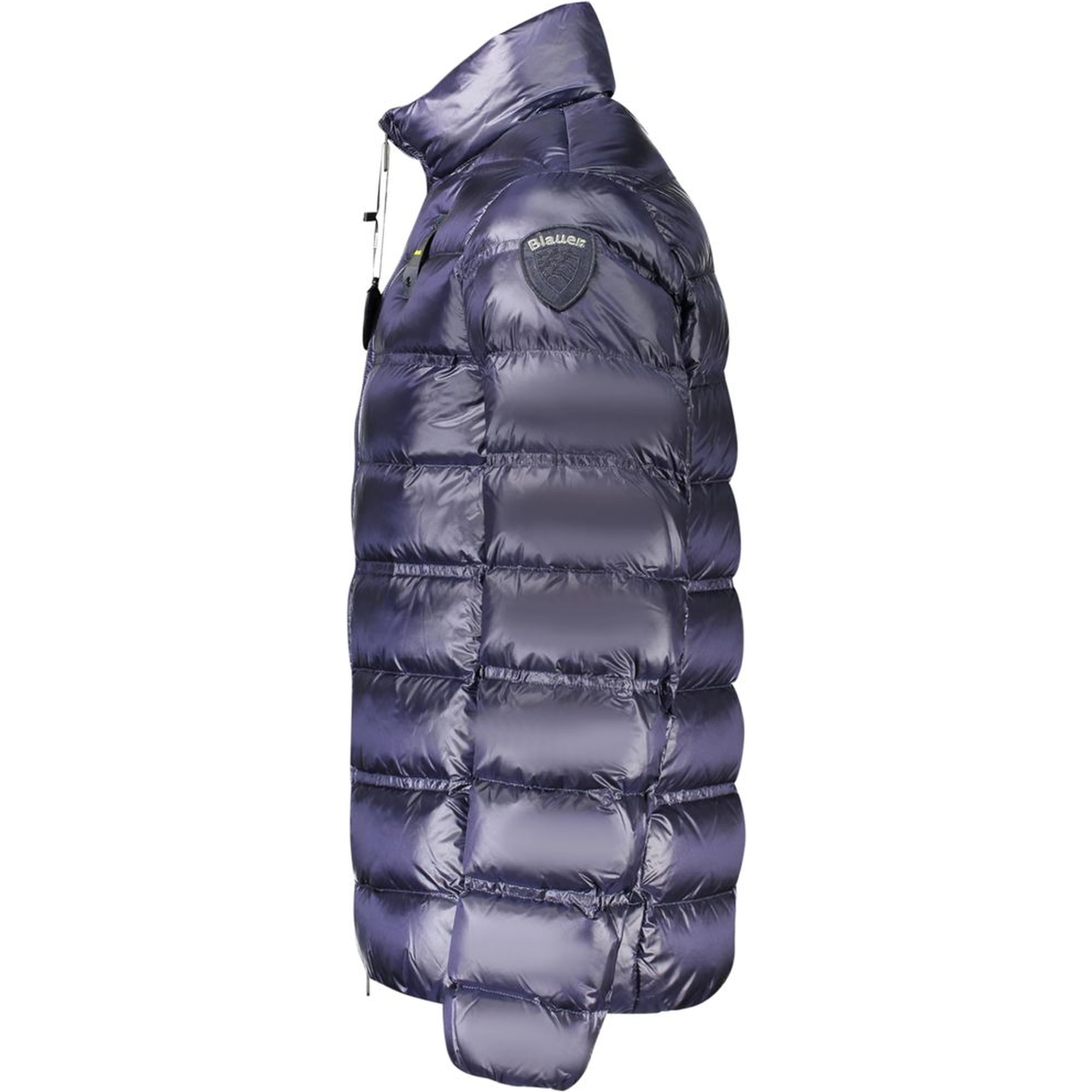 Blue Polyamide Men Jacket