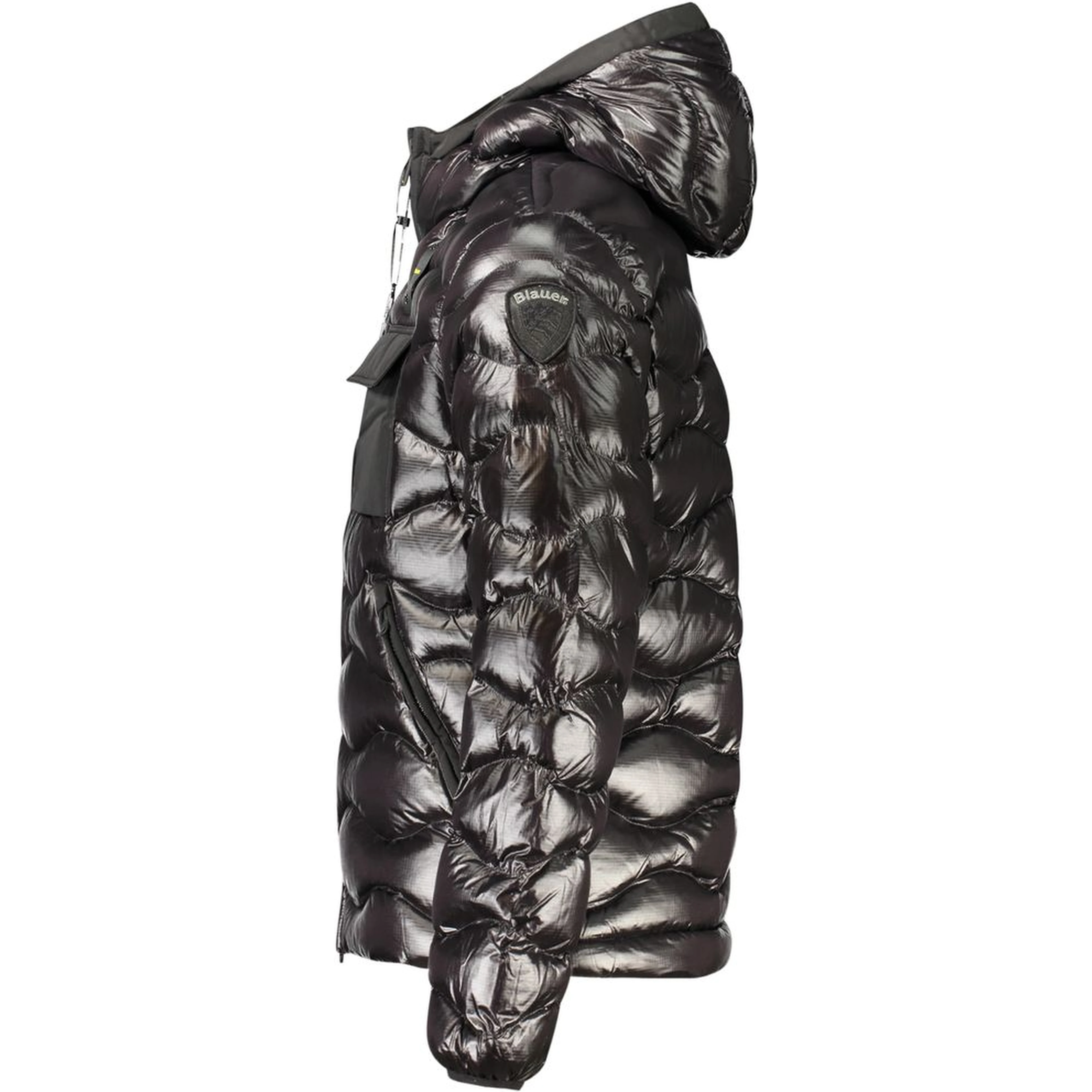 Black Poliammide Men's Jacket