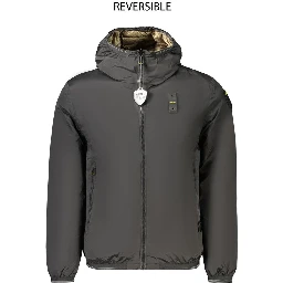 Black Polyamide Men's Jacket
