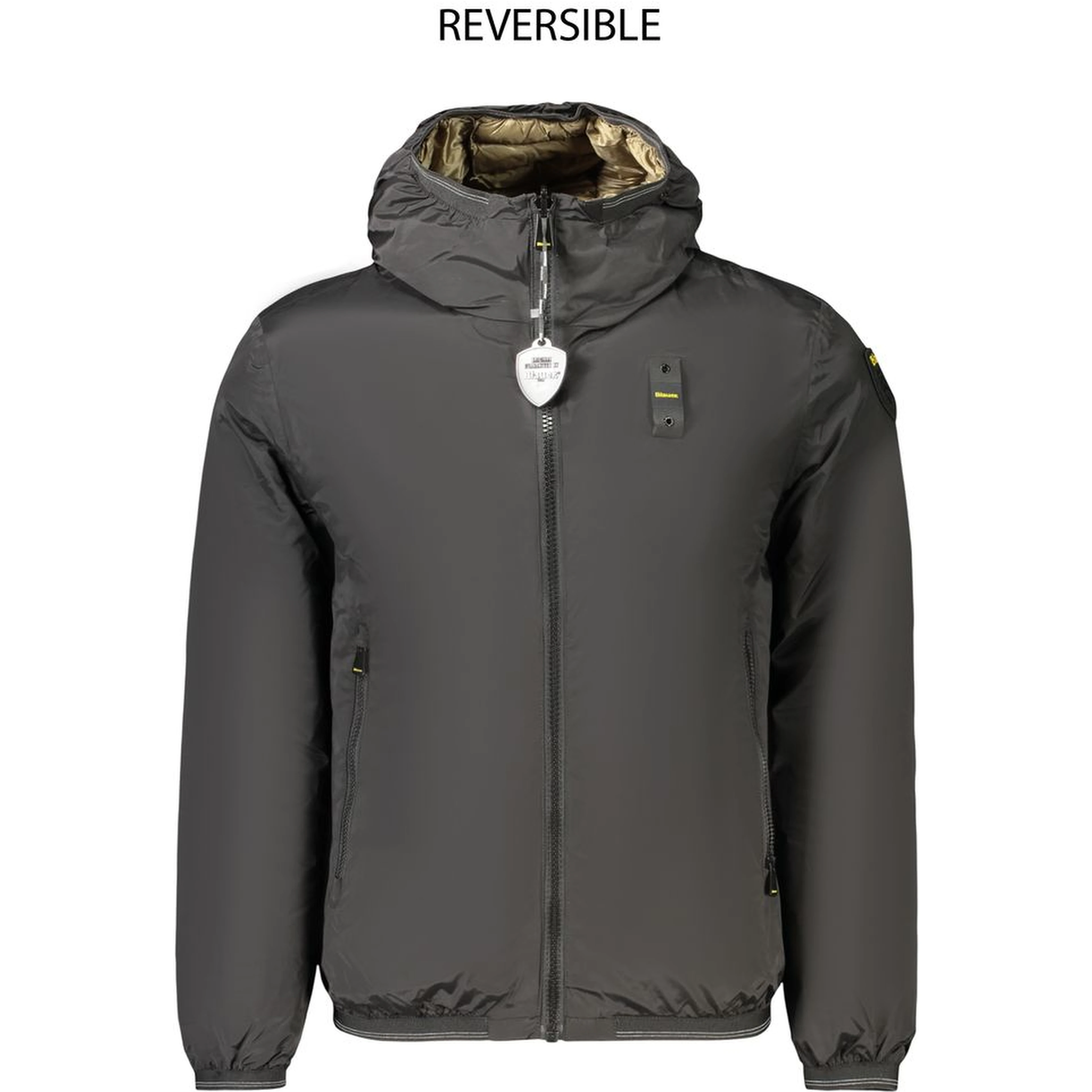 Black Polyamide Men's Jacket