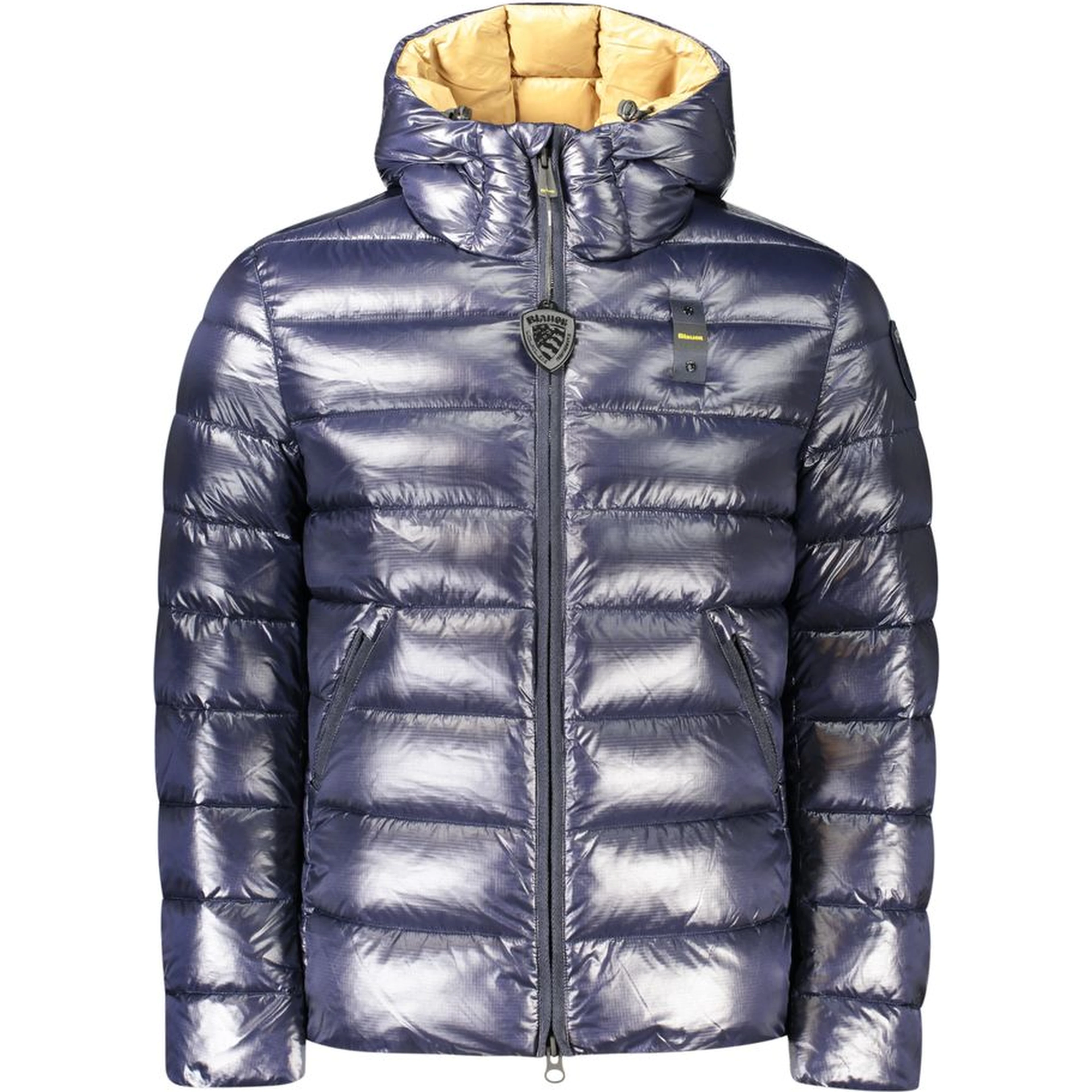 Blue Polyamide Men's Jacket