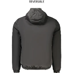 Black Polyamide Men's Jacket