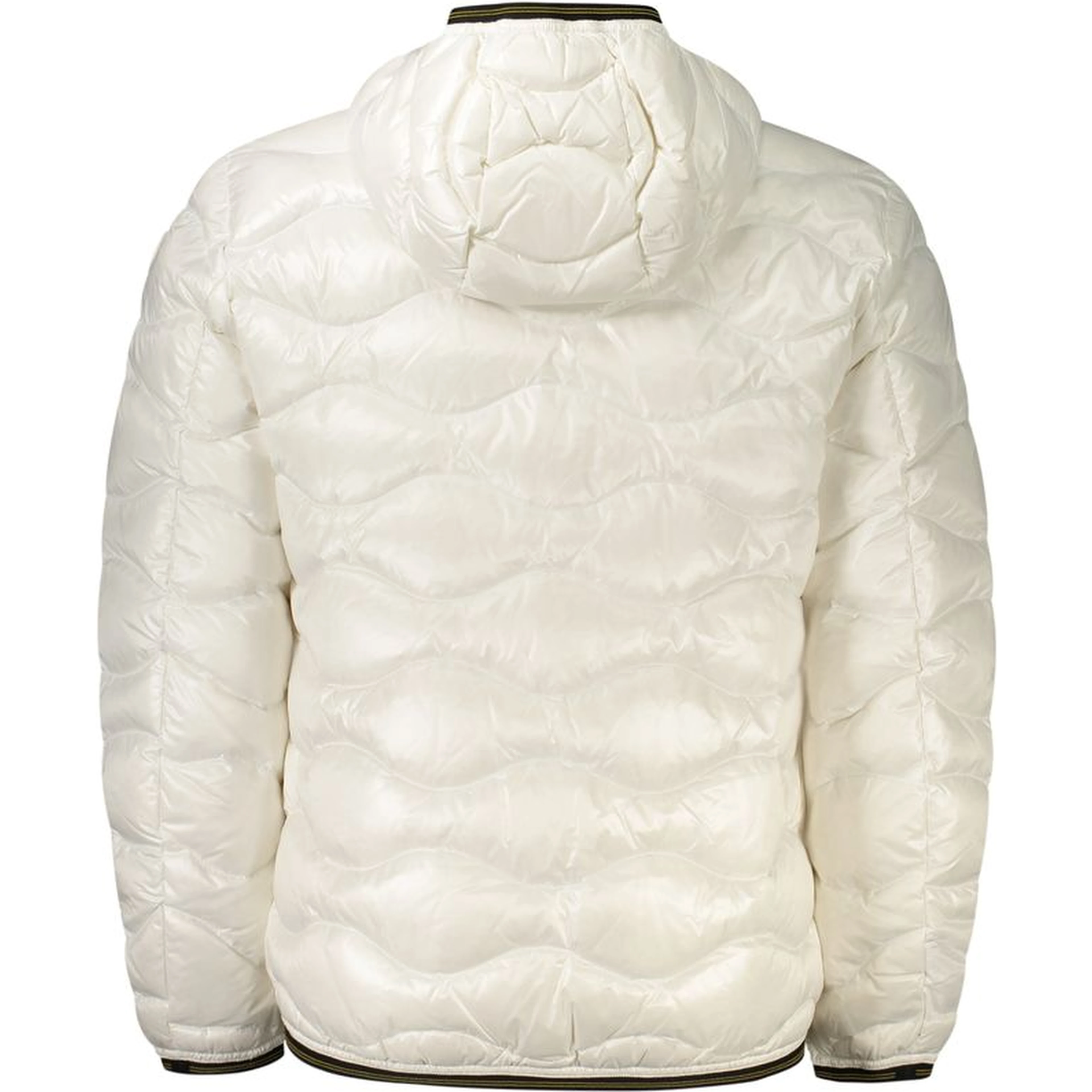White Polyamide Men's Jacket