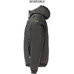 Black Polyamide Men's Jacket