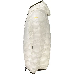 White Polyamide Men's Jacket