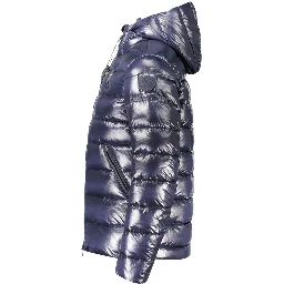 Blue Polyamide Men's Jacket