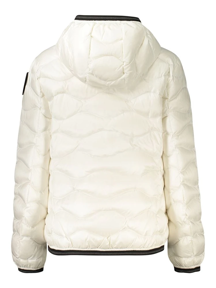 White Polyamide Women's Jacket with Hood alternative