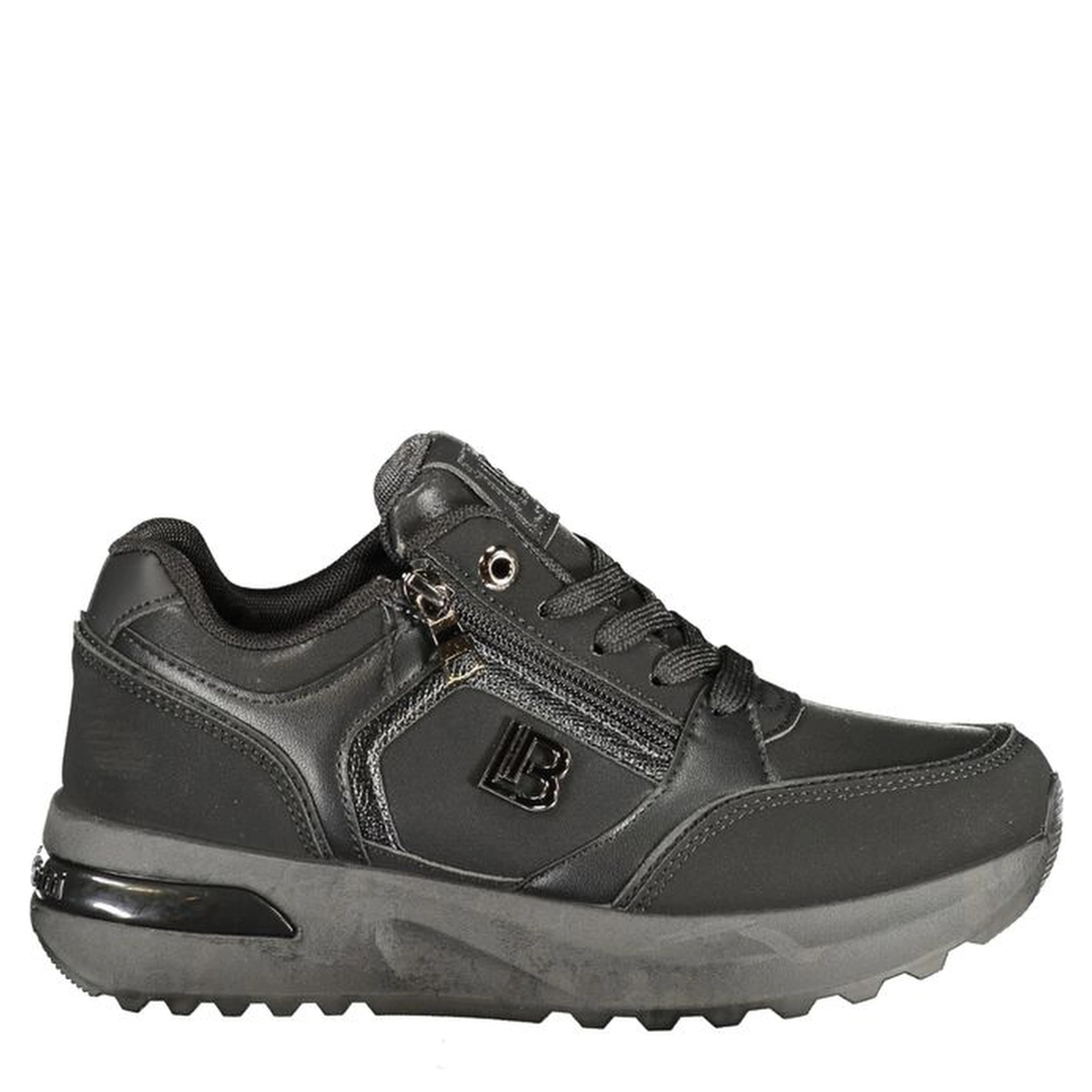 Nero Polyurethane Women's Sneaker