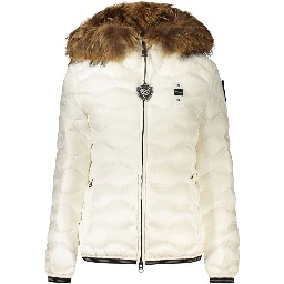 Bianco Poliammide Donna Jacket