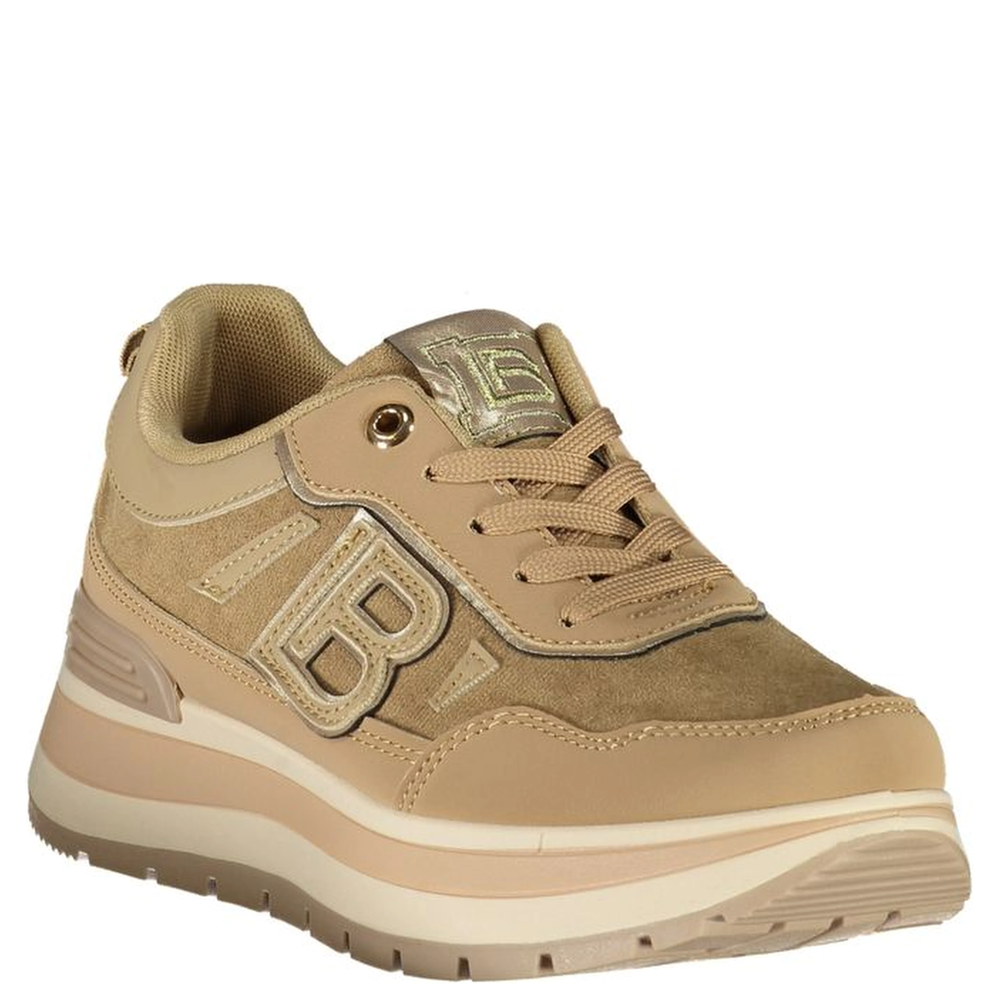 Brown Polyurethane Women's Sneaker
