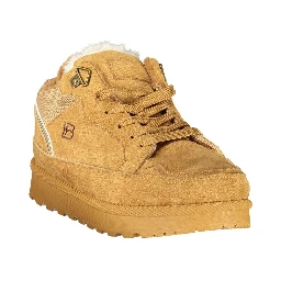 Brown Polyurethane Women's Sneaker