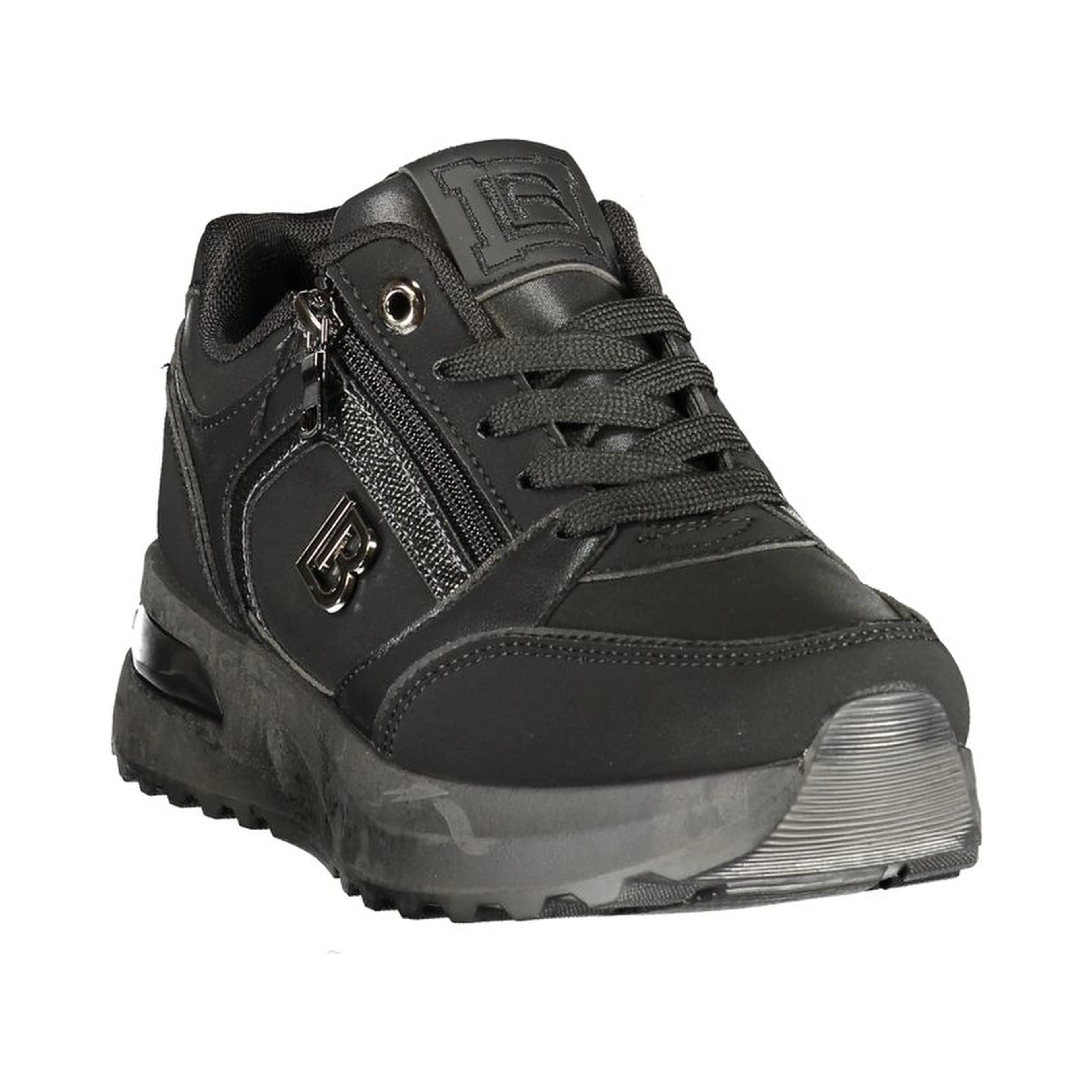 Nero Polyurethane Women's Sneaker