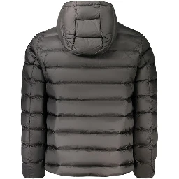 Black Polyamide Men's Jacket