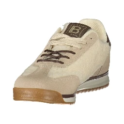 Beige Polyurethane Women's Sneaker