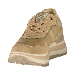Brown Polyurethane Women's Sneaker