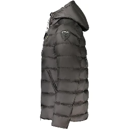 Black Polyamide Men's Jacket