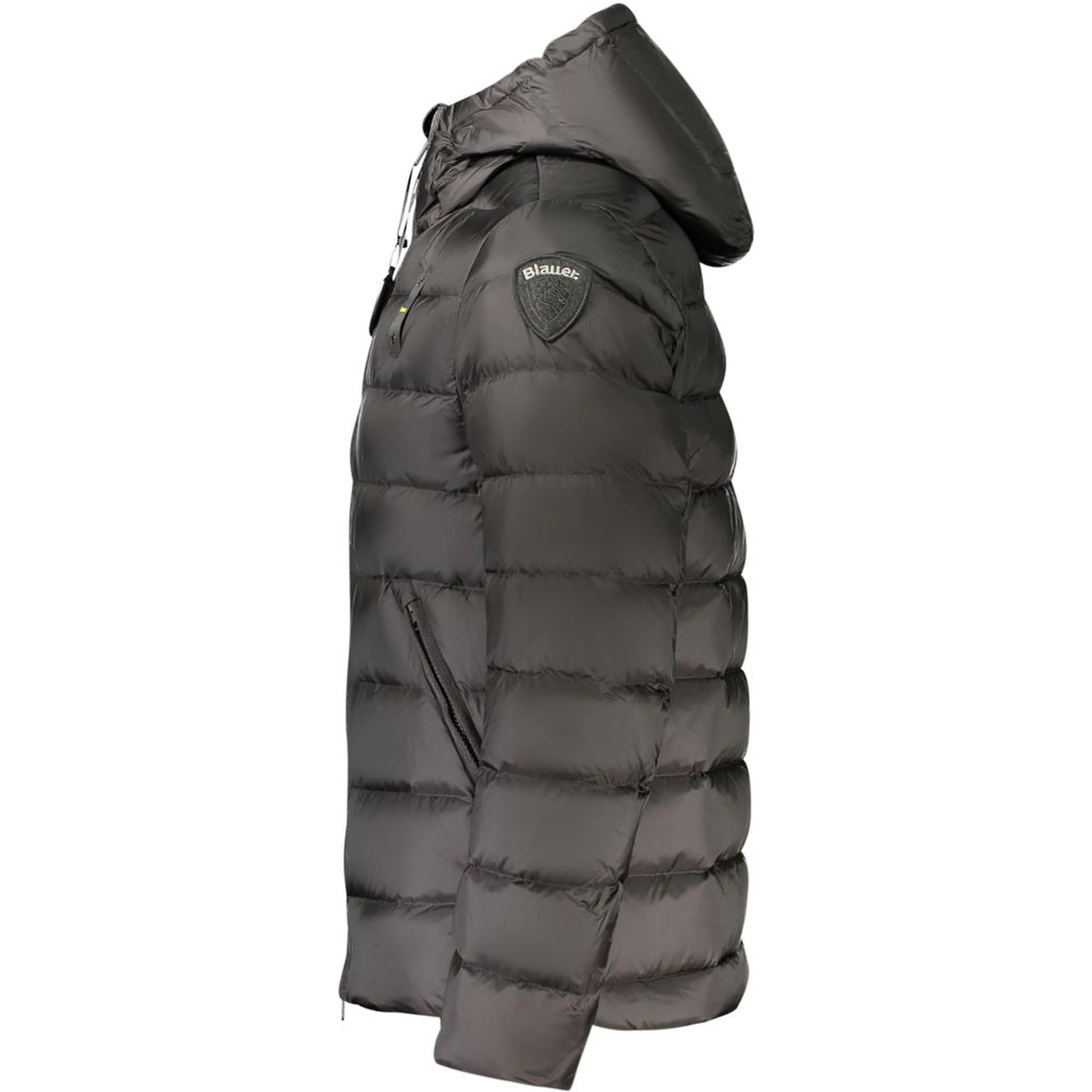 Black Polyamide Men's Jacket