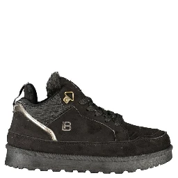 Black Polyurethane Women's Sneaker