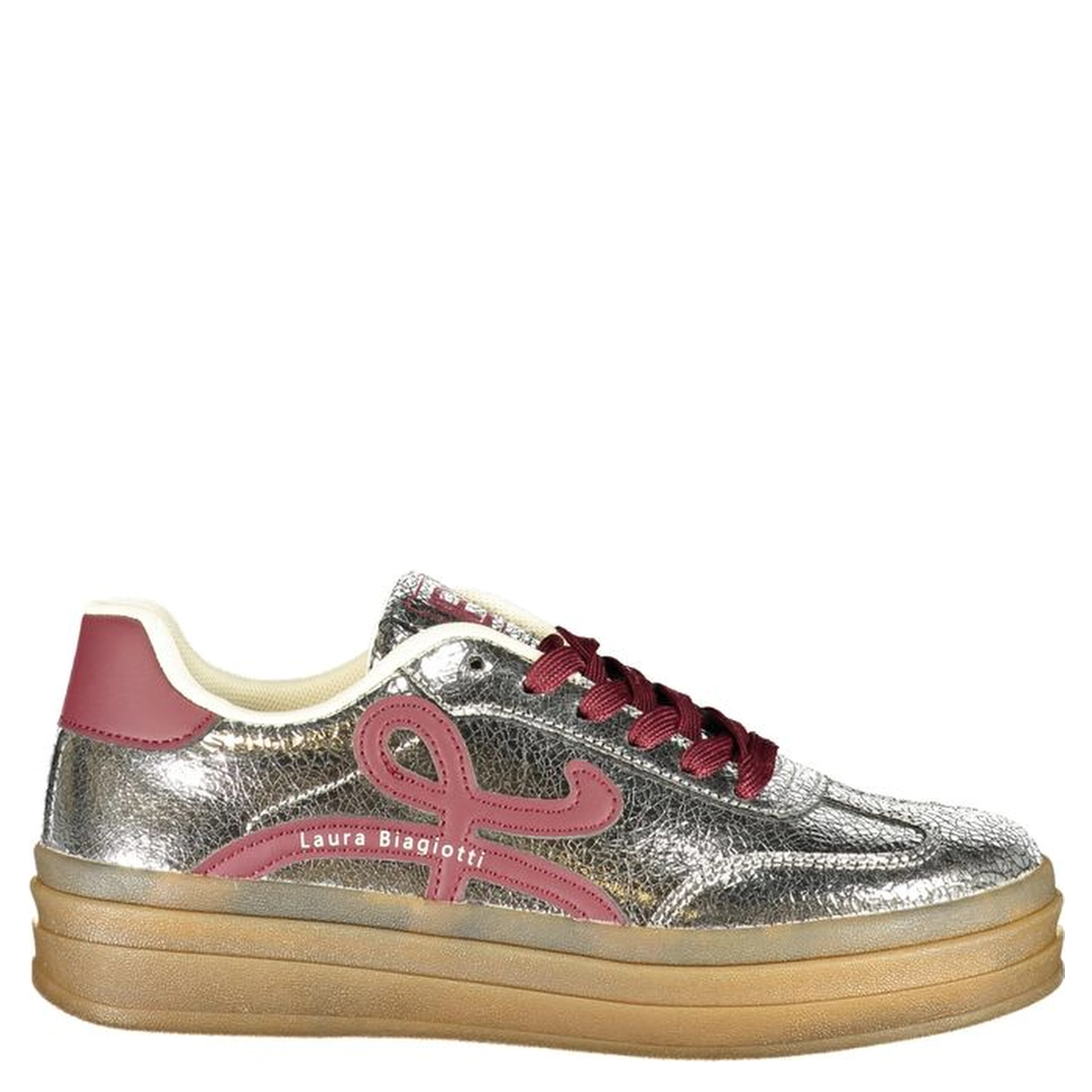 Argento Poliuretano Donna Sneaker