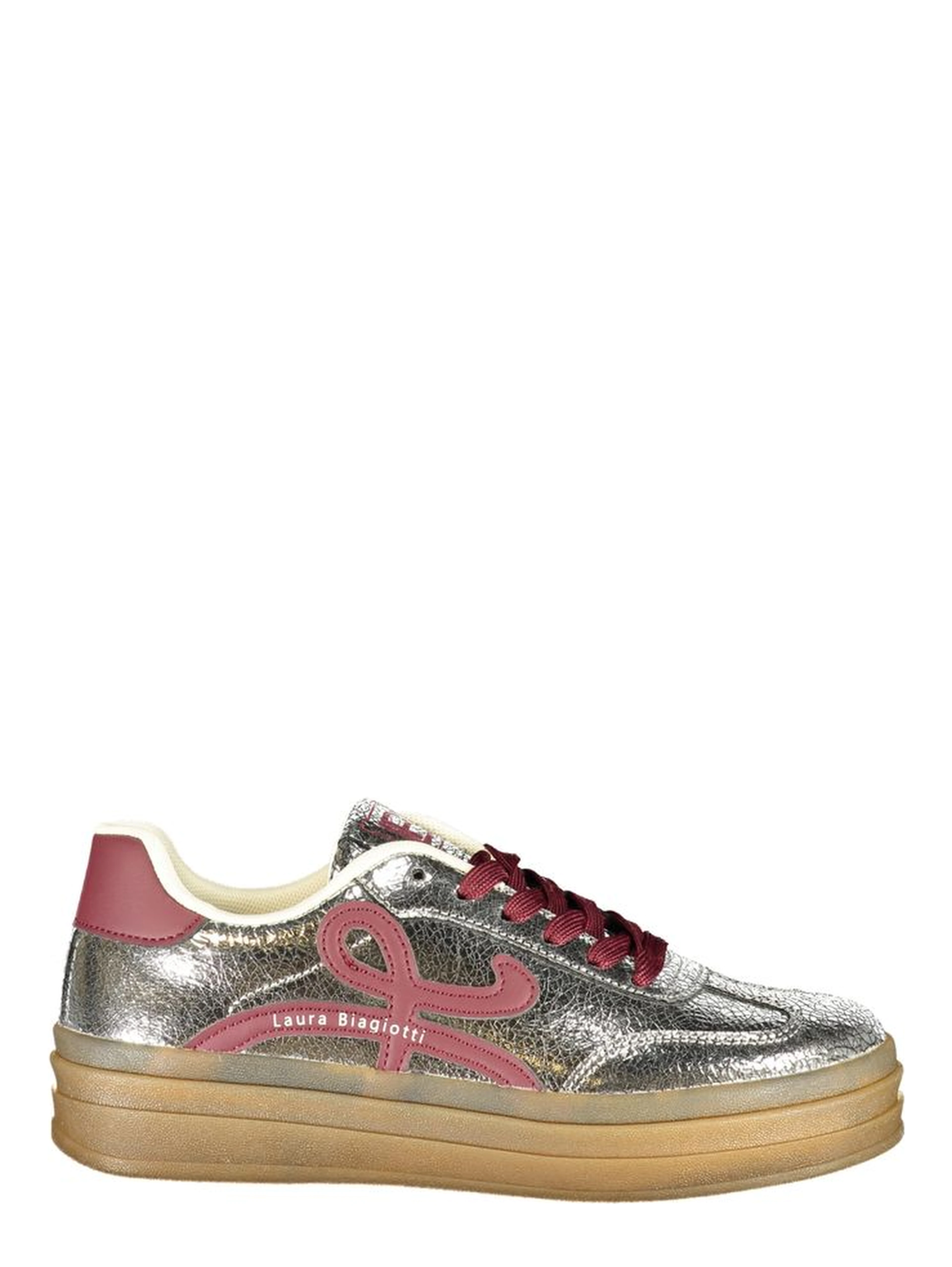 Argento Poliuretano Donna Sneaker