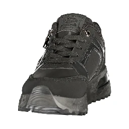 Nero Polyurethane Women's Sneaker