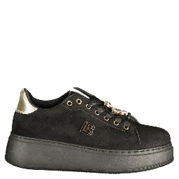 Nero Polyurethane Women's Sneaker