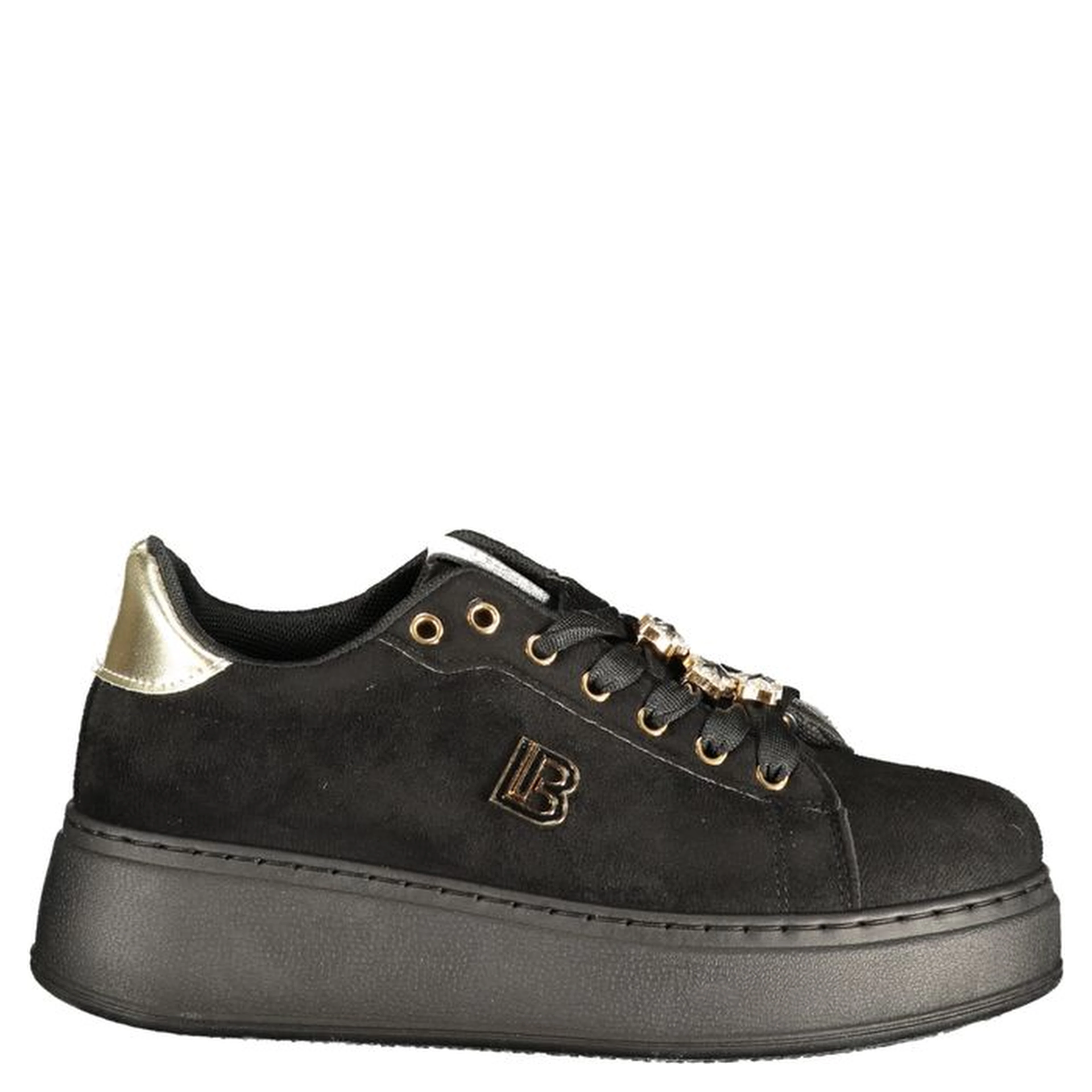 Nero Polyurethane Women's Sneaker