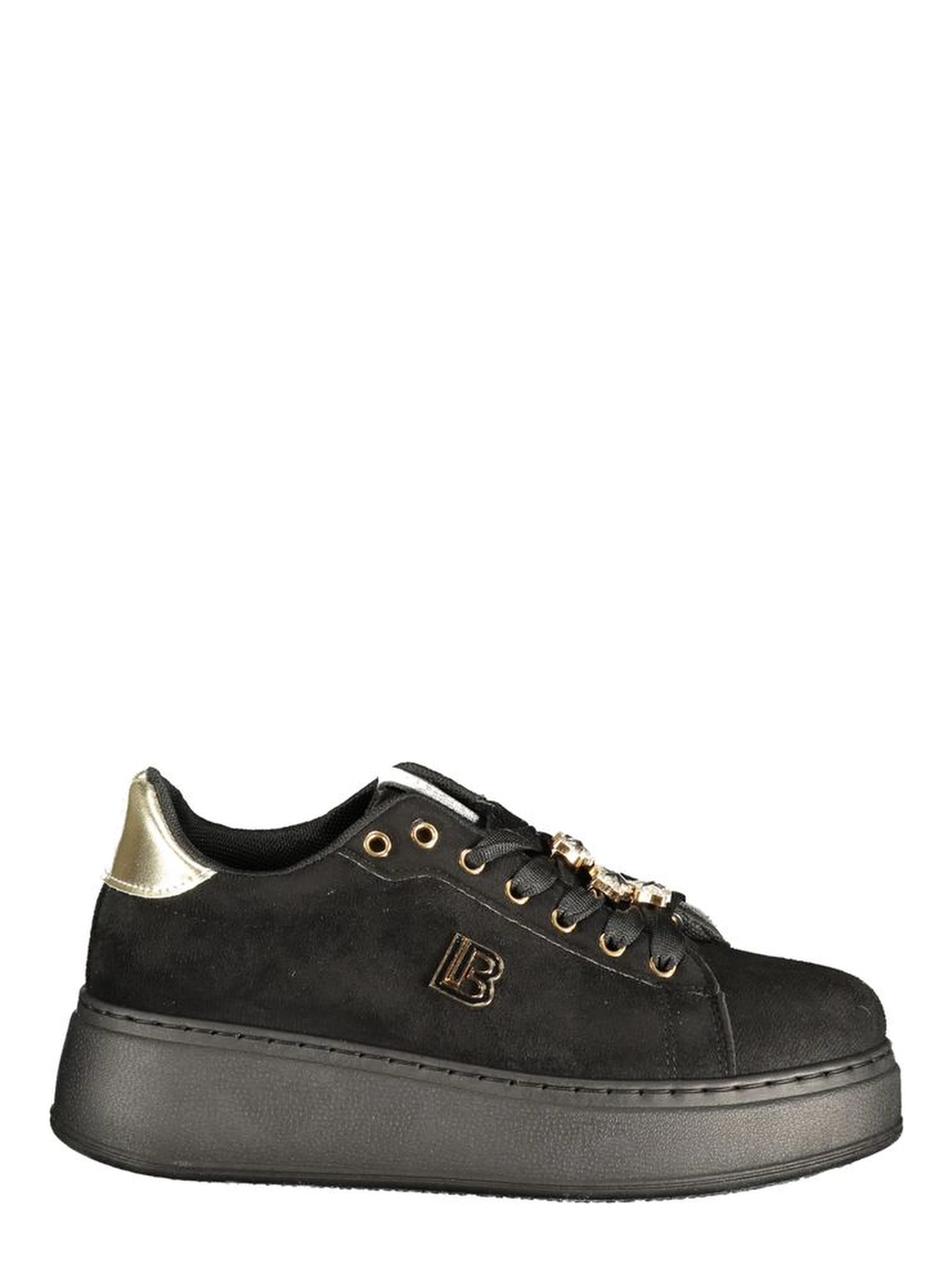 Nero Polyurethane Women's Sneaker