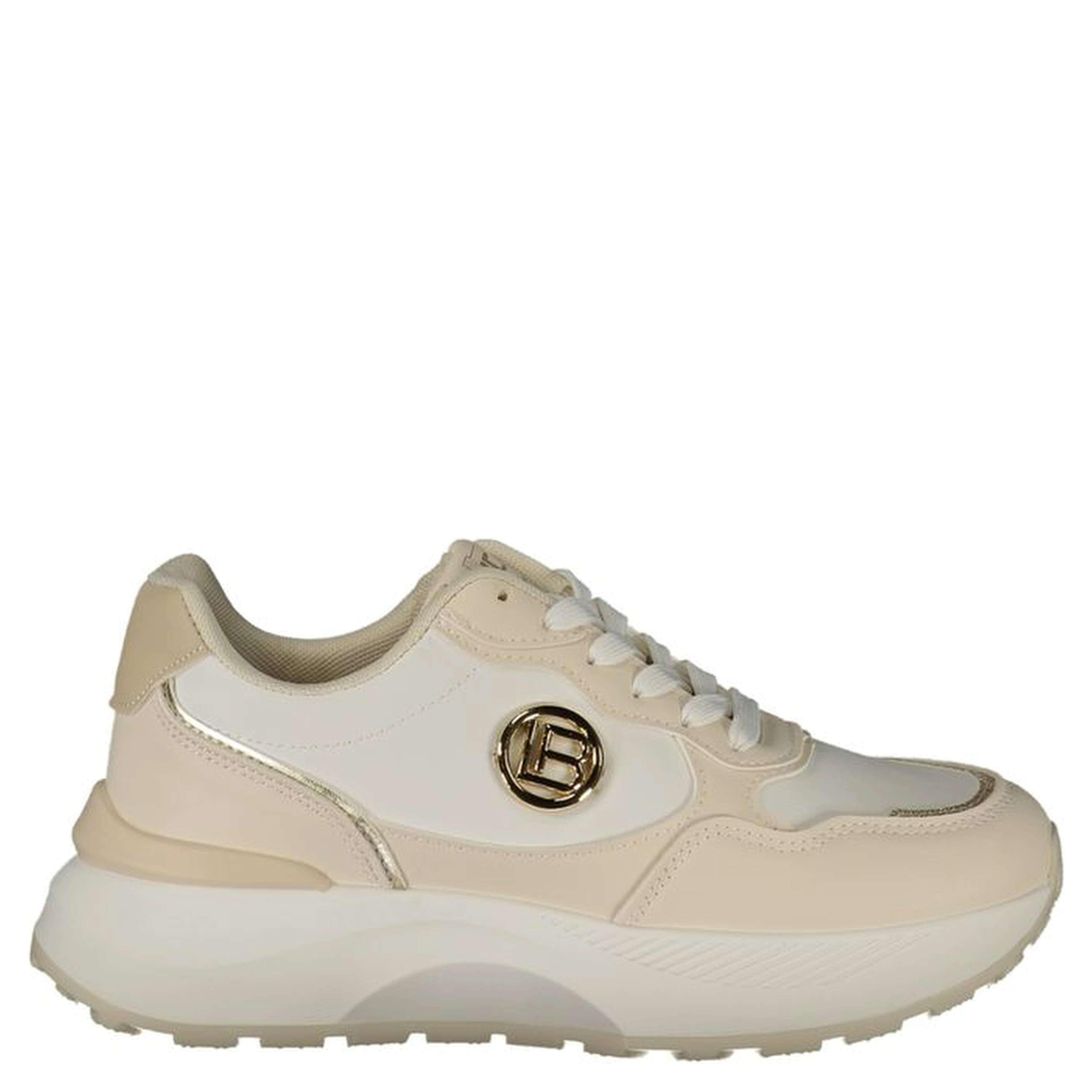 Beige Polyurethane Female Sneaker