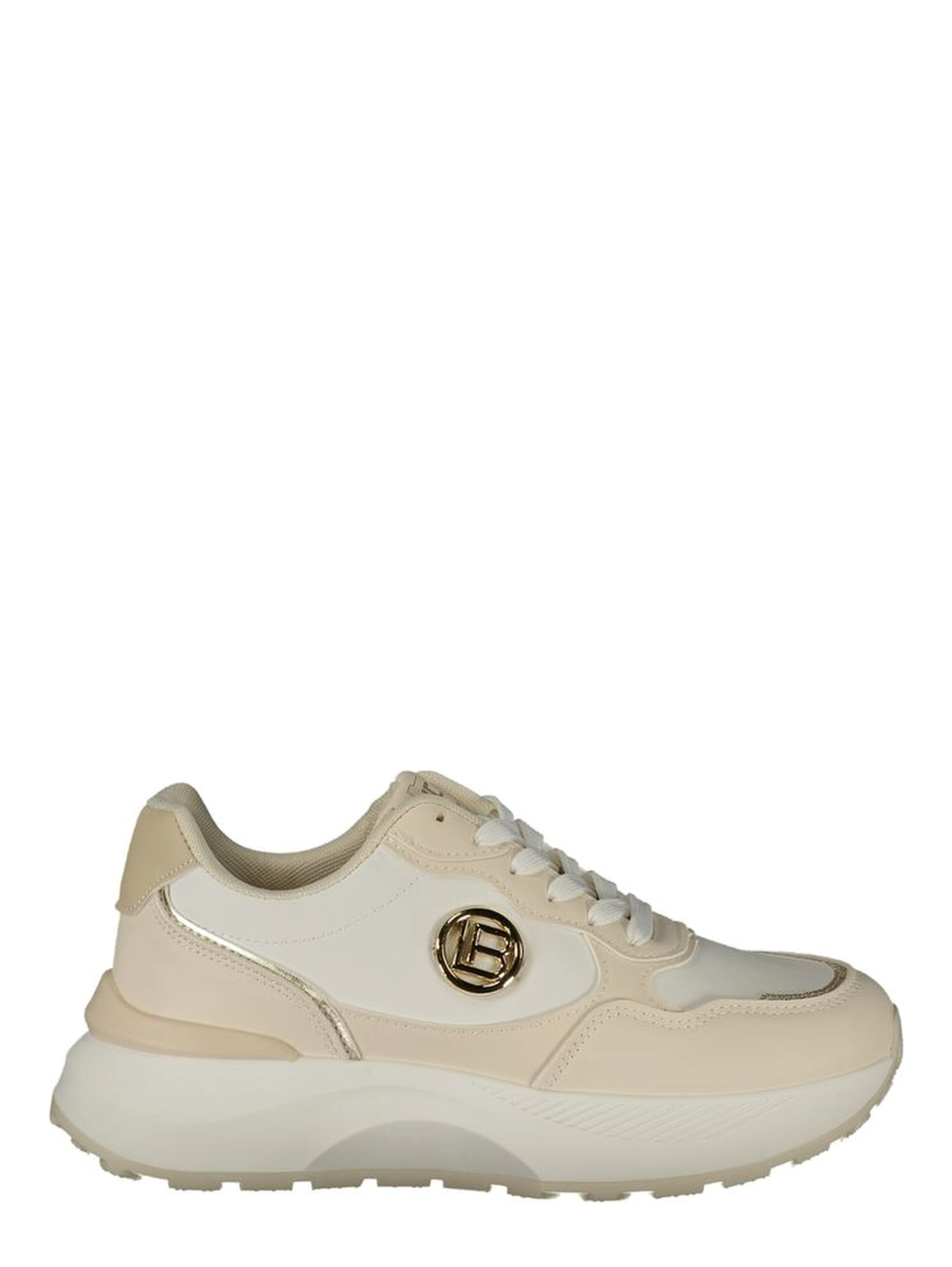 Beige Polyurethane Female Sneaker