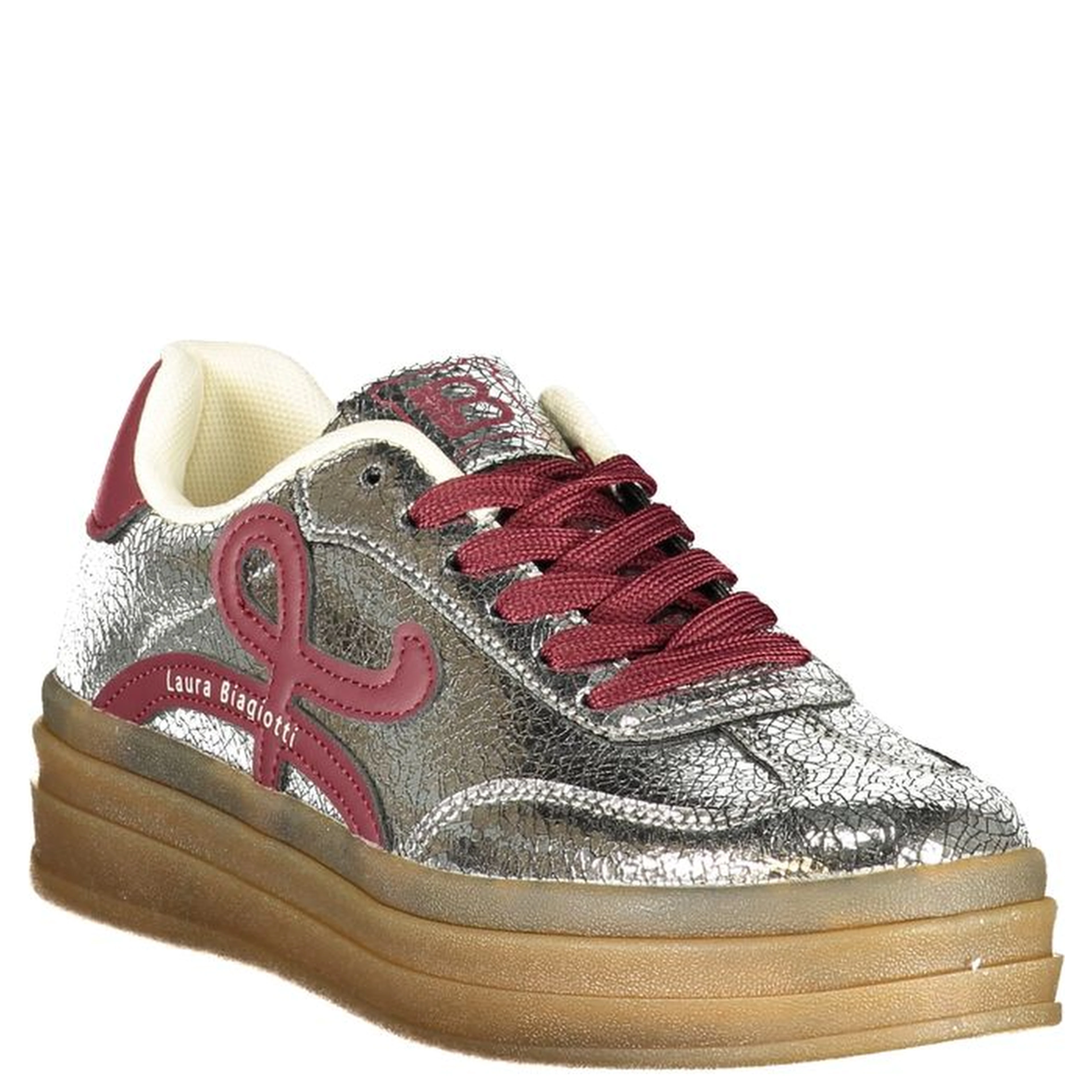 Argento Poliuretano Donna Sneaker