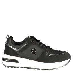 Black Polyurethane Women's Sneaker