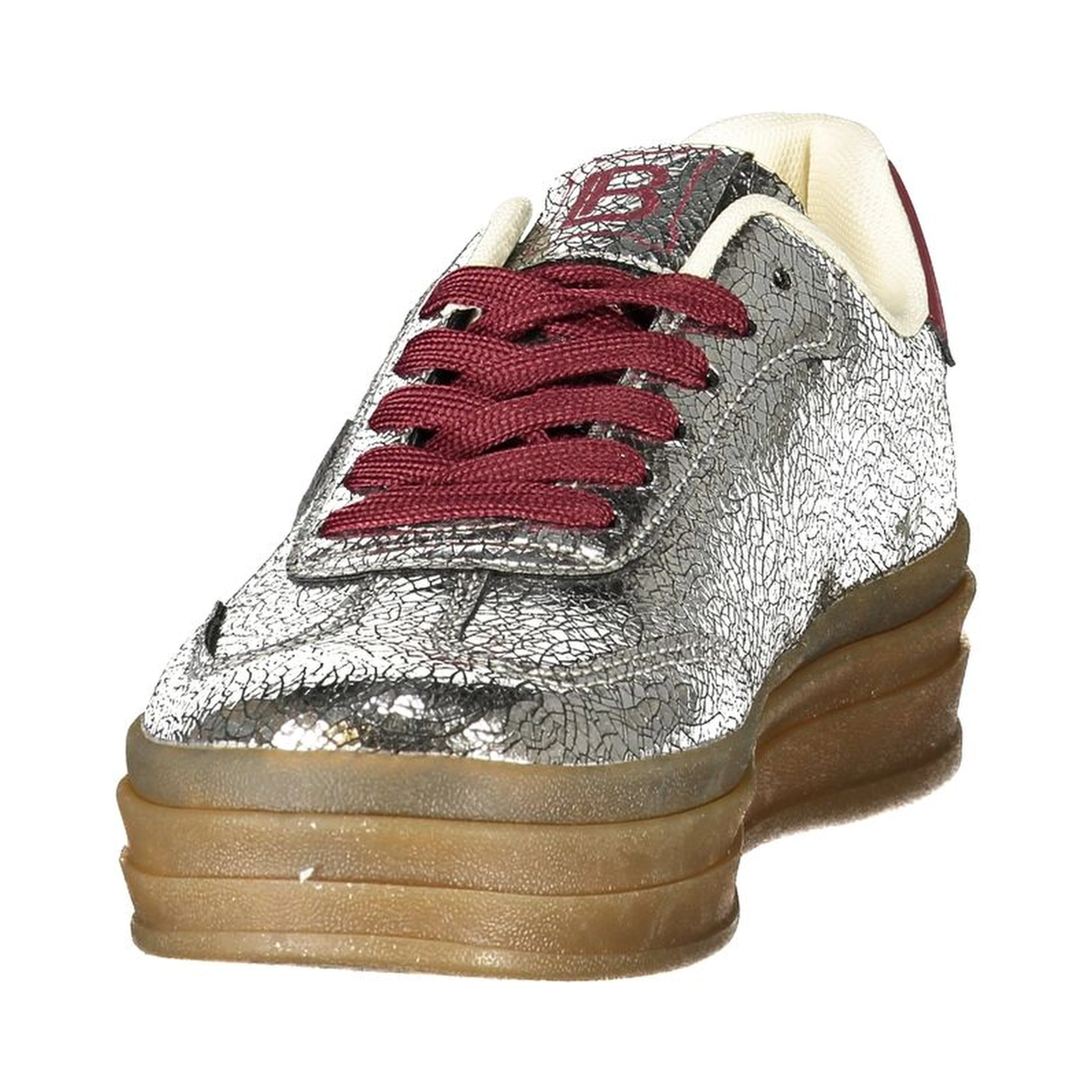 Argento Poliuretano Donna Sneaker