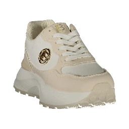 Beige Polyurethane Female Sneaker