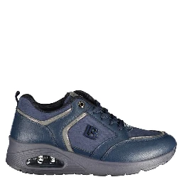 Blue Polyurethane Women's Sneaker