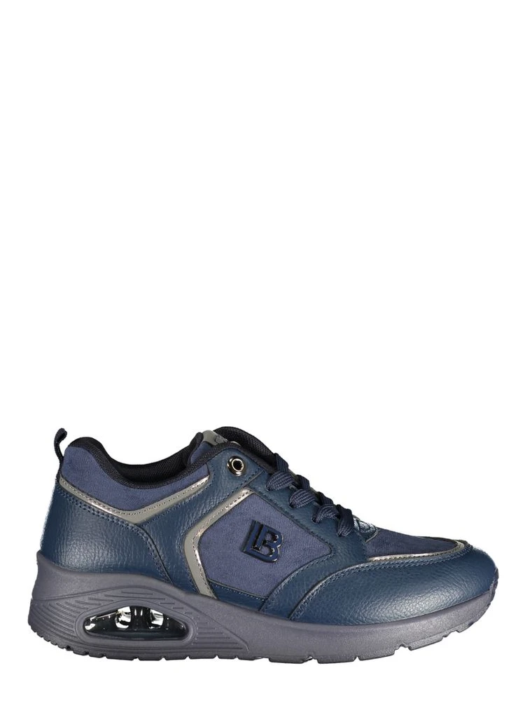 Blue Polyurethane Women's Sneaker