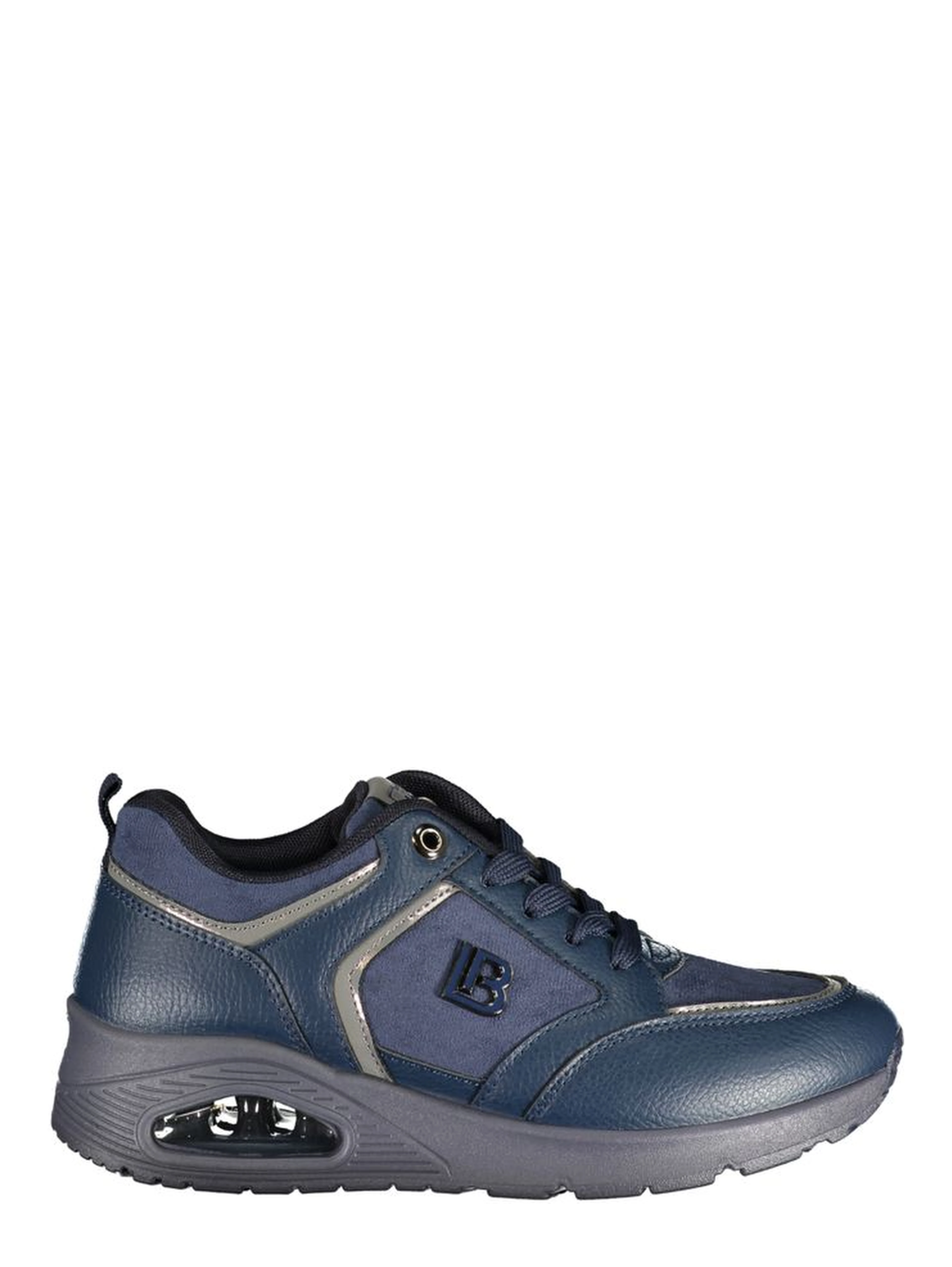 Blue Polyurethane Women's Sneaker