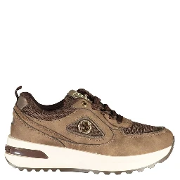 Brown Polyurethane Women's Sneaker