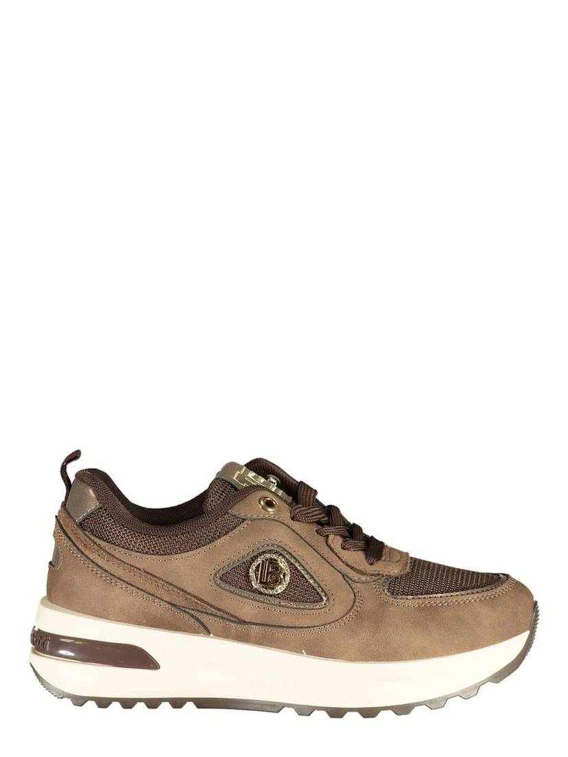 Brown Polyurethane Women's Sneaker