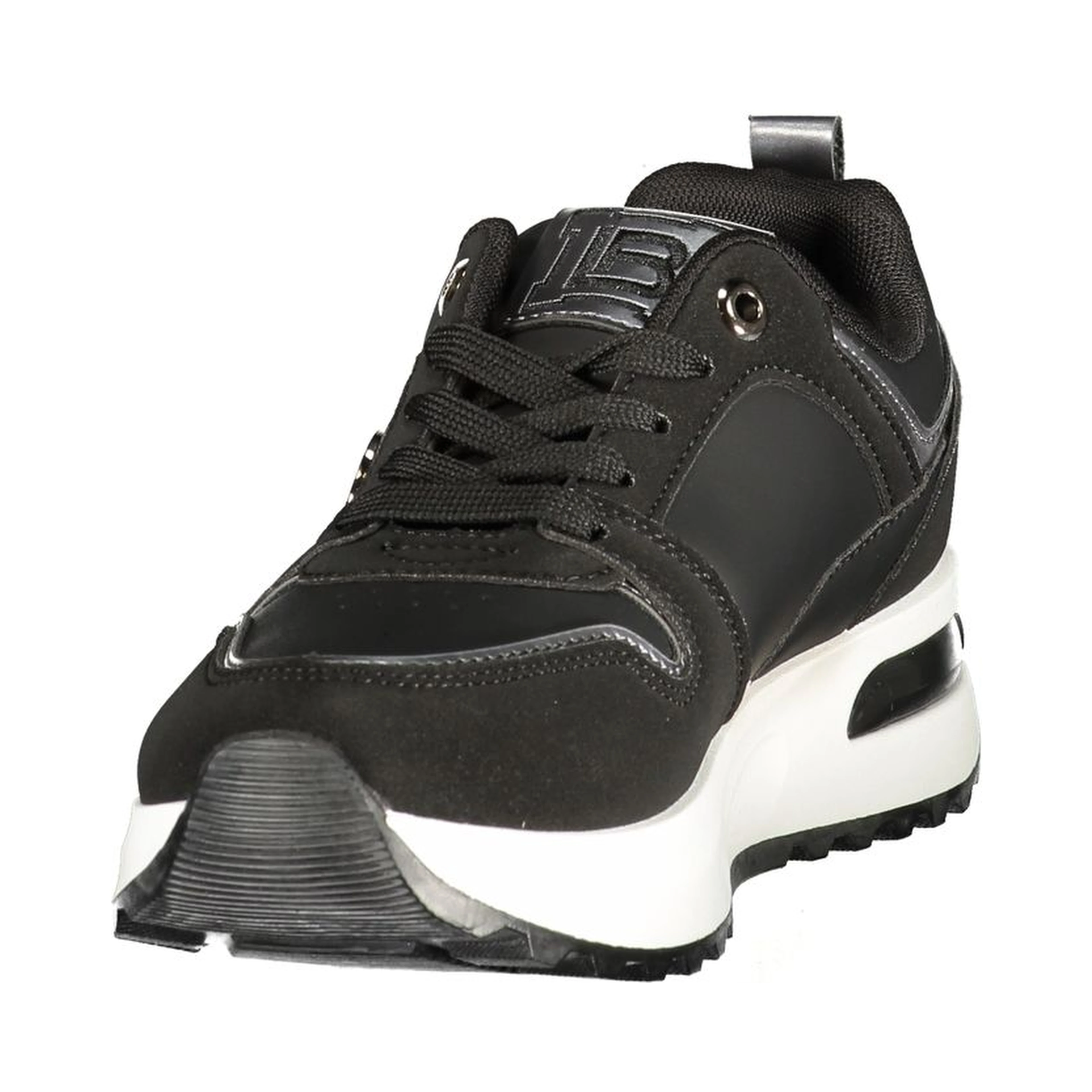 Black Polyurethane Women's Sneaker