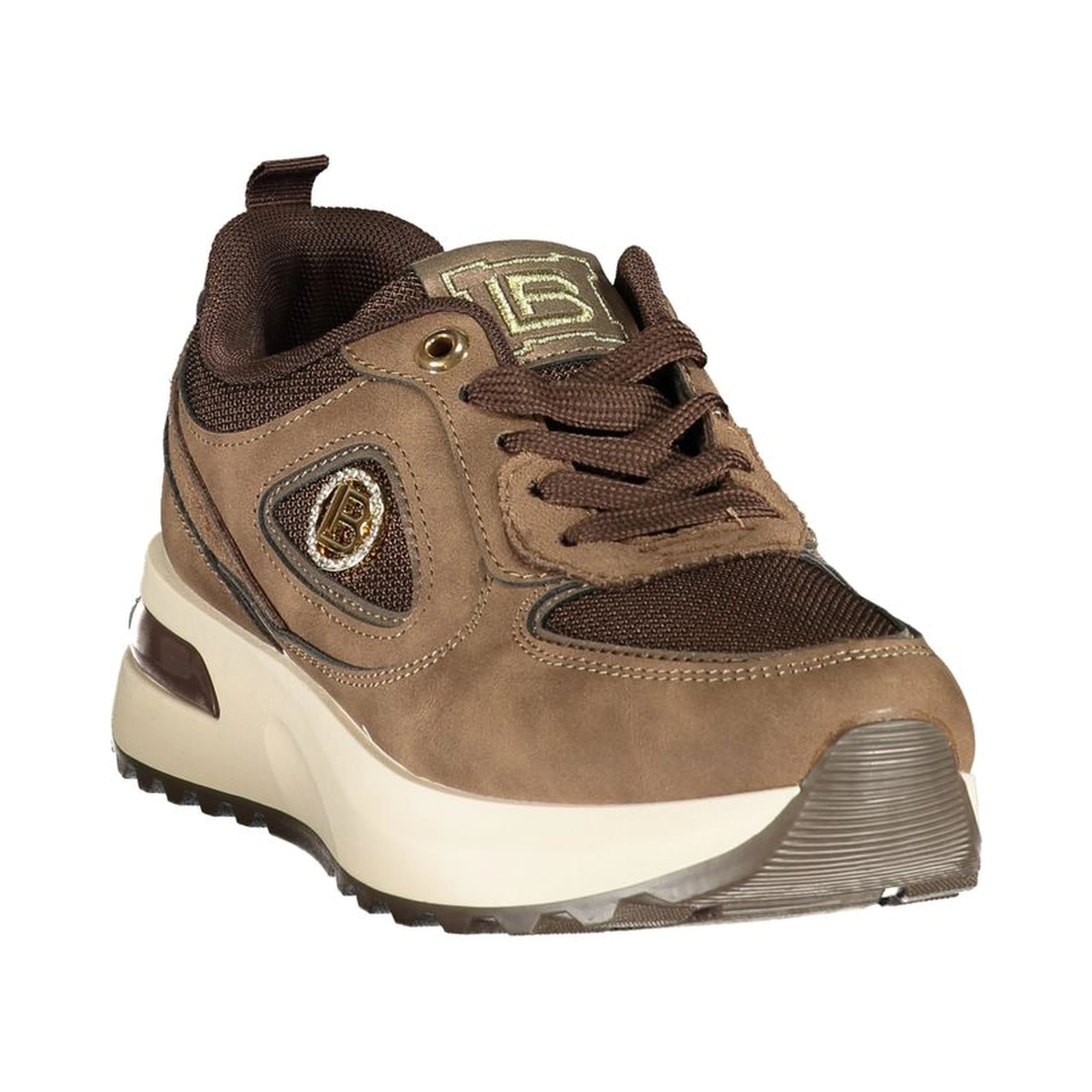 Brown Polyurethane Women's Sneaker