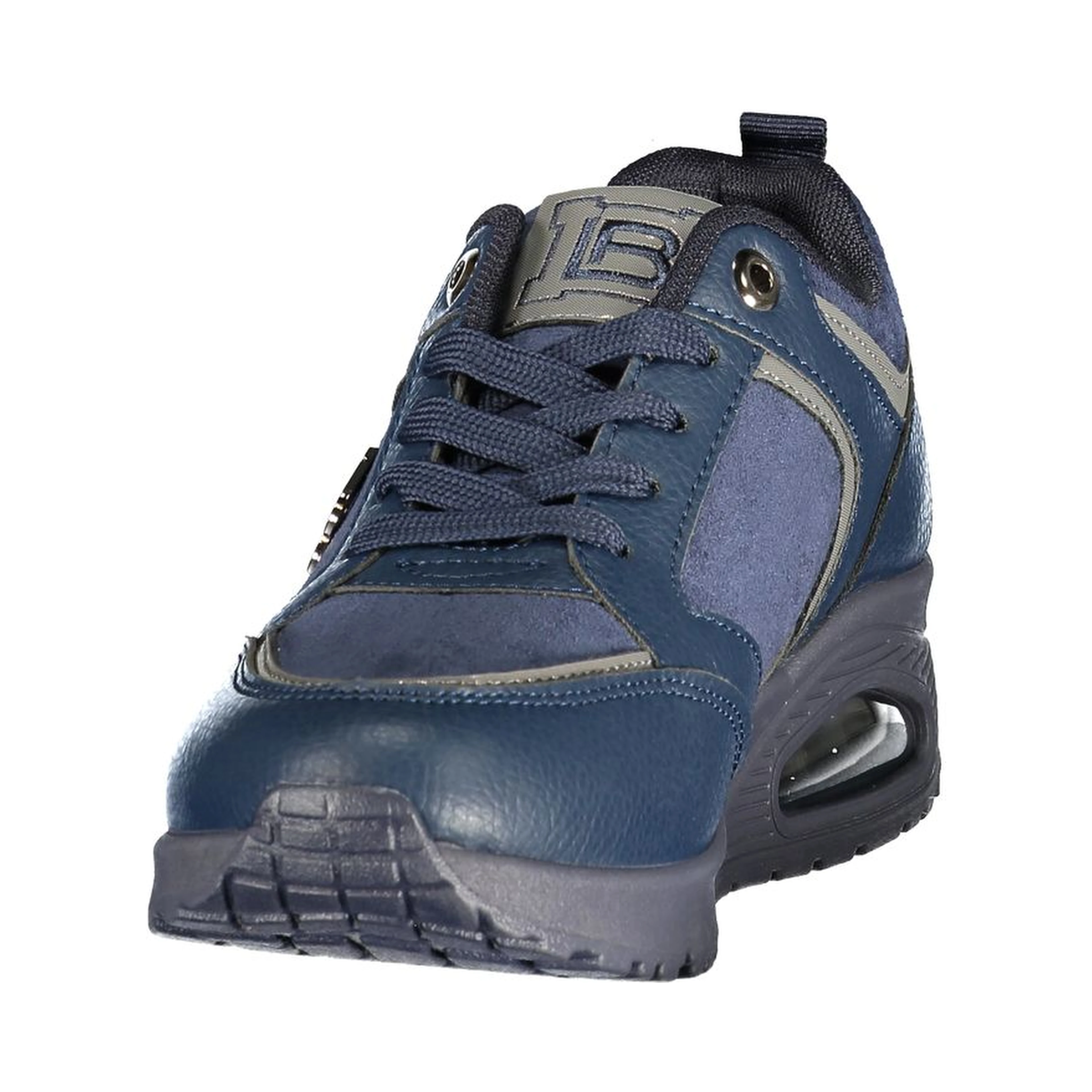 Blue Polyurethane Women's Sneaker
