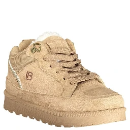 Brown Polyurethane Women's Sneaker
