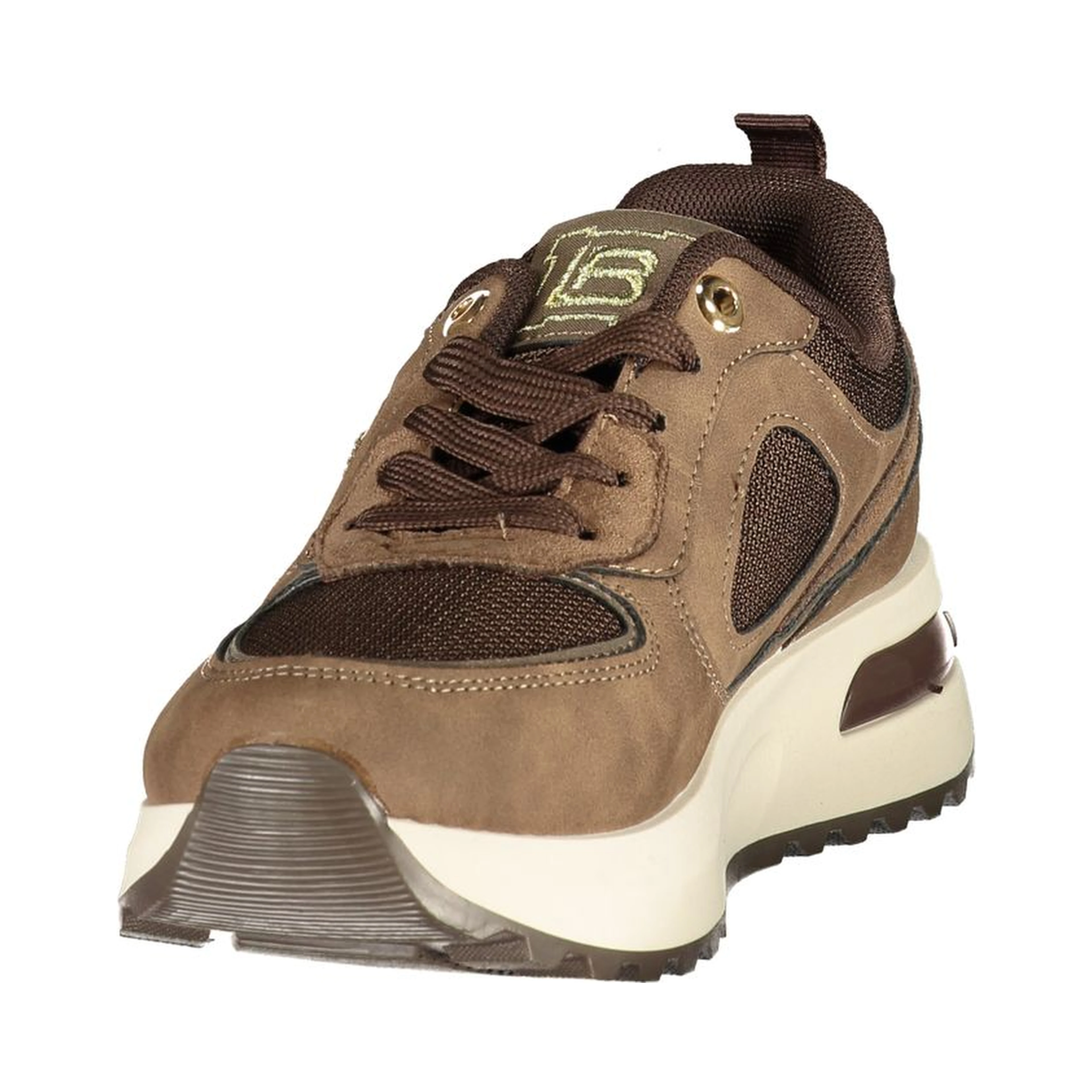 Brown Polyurethane Women's Sneaker