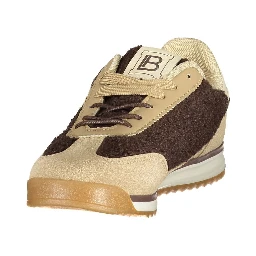 Brown Polyurethane Women's Sneaker